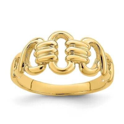 Freeform Knot Ring 14k Gold Polished R760, MPN: R760, 196904049044