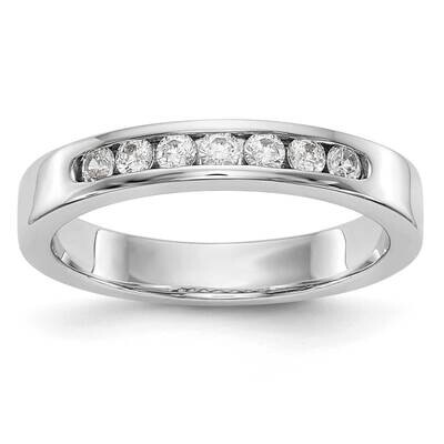 7-Stone Diamond Channel Band 14k White Gold RM3299B-027-WAA, MPN: RM3299B-027-WAA,