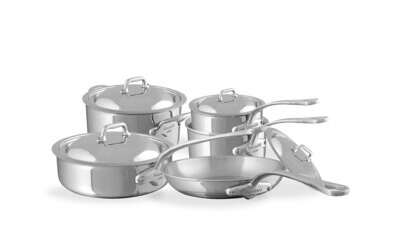 Mauviel M&#39;Cook Set Set Of 9 Pieces 520038