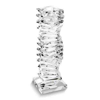 Crystal Glass Small Twisted Candle Stick Holder GM26043S, MPN: GM26043S,