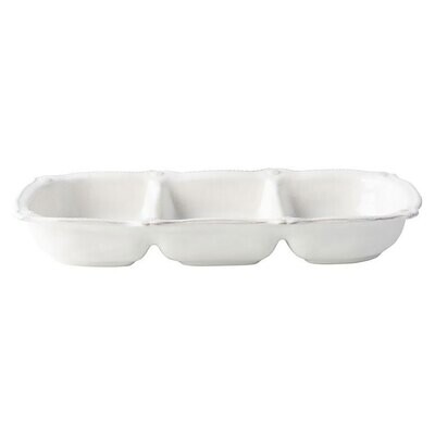 Juliska Berry &amp; Thread Whitewash Three-Section Server JA121/W, MPN: JA121/W, 810882033542
