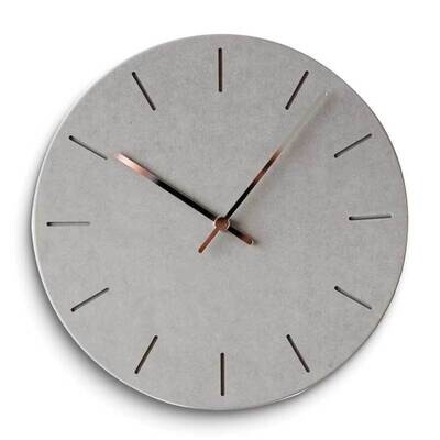 Grey Concrete Finish Battery Operated Wall Clock GM25184, MPN: GM25184, 788089156978