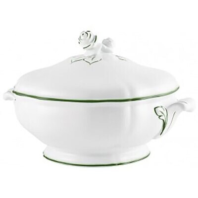 Raynaud Touraine Double Filet Vert Soup Tureen 0663-01-509024, MPN: 0663-01-509024, 3660006743560