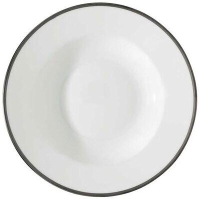 Raynaud Fontainebleau Platinum French Rim Soup Plate, MPN: 0248-17-250023, 3660006524220