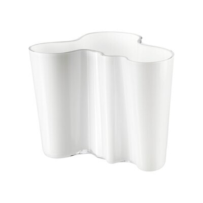iittala Aalto Vase 6.25 Inch White, MPN: 1007042, 6411920004452