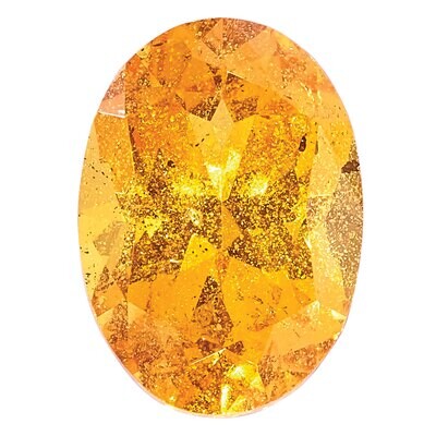 Spessartite Garnet 6X4mm Oval AA Quality Gemstone GS-0604-OVF-AA, MPN: GS-0604-OVF-AA,