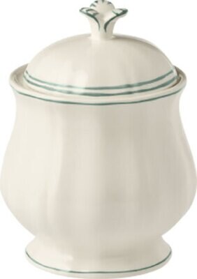 Gien Filet Celadon Sugar Bowl 1836CSU048, MPN: 1836CSU048, 840769023540
