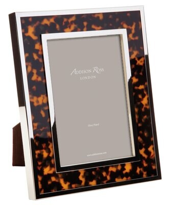 Addison Ross 5 x 7 Inch Tortoise Look Picture Frame Silver Plate FR0490, MPN: FR0490, UPC/EAN: 5024…