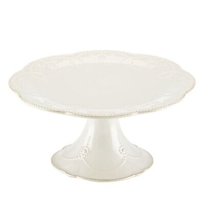 Lenox French Perle White Cake Plate 824745, MPN: 824745, 882864338884