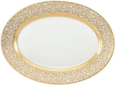 Raynaud Tolede Gold White Large Oval Dish, MPN: 0523-17-502041, 3660006625477