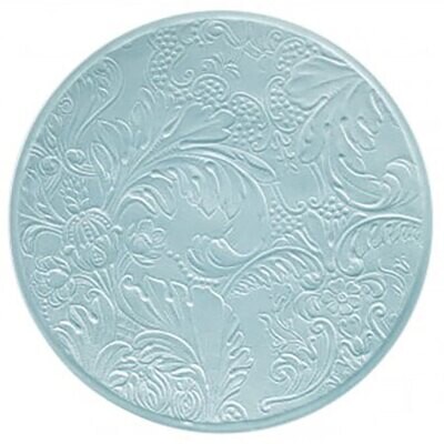 Raynaud Italian Renaissance Coupe Plate Flat Full Engraved Sky Blue 0813-47-113016, MPN: 0813-47-11…