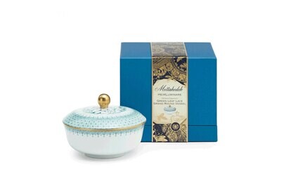 Mottahedeh Green Leaf Lace Large Box S1562V, MPN: S1562V,