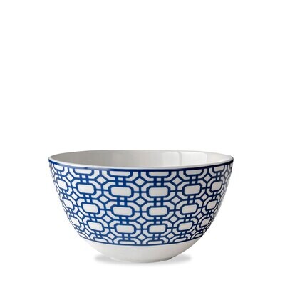 Caskata Newport Garden Gate Tall Cereal Bowl Blue CBWLM-500, MPN: CBWLM-500, 817325012935