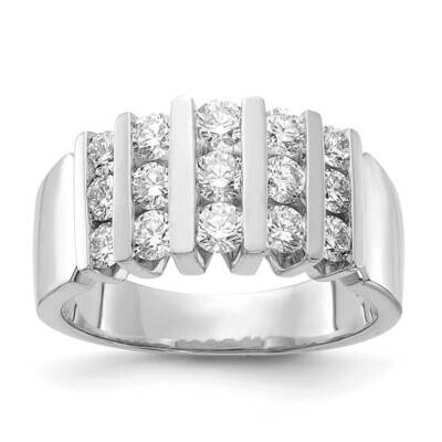 2Ctw Si1/Si2 G H I Diamondband Rd 6-.103Ct, 6-.14Ct, 3-.18Ct 14k White Gold Lab Grown Diamond RM748…