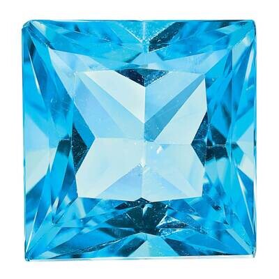 Blue Topaz 3mm Princess AA Quality BT-0300-SQP-AA, MPN: BT-SQP-AA,