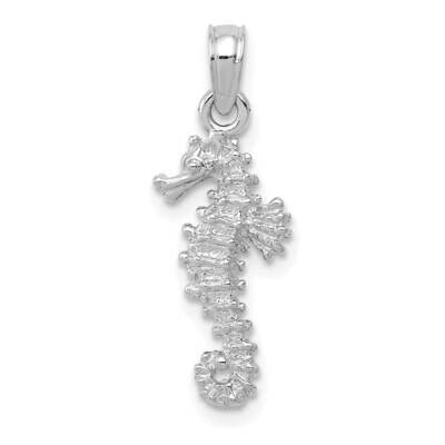Sea Horse Pendant 14k White Gold K2979W, MPN: K2979W, 196904089811
