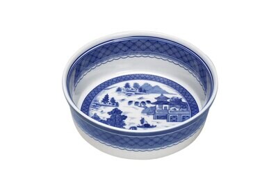 Mottahedeh Blue Canton Baking Dish Round S203, MPN: S203,