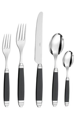 Capdeco Mercure Black 5 Piece Place Setting MER07-5SET, MPN: MER07-5SET, 3700922717716