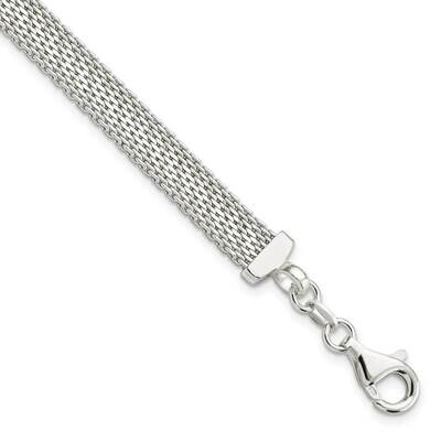 Diamond-Cut Reversible Bracelet Sterling Silver QG5864-7.5, MPN: QG5864-7.5,