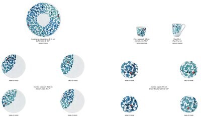 Raynaud Arabesque Dessert Plate 0628-37-113022, MPN: 0628-37-113022, 3660006690604