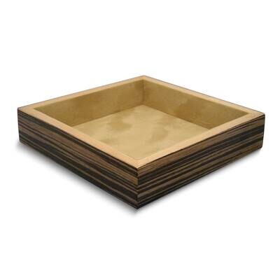 Brown Wood Square Valet Tray GM26040BRN, MPN: GM26040BRN,