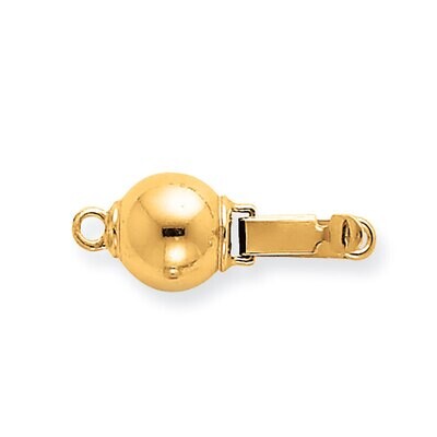 Bead Pearl Clasp 14k Yellow Gold YG2812, MPN: YG2812,