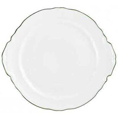 Raynaud Touraine Double Filet Vert Cake Dish With Handles 0663-01-506025, MPN: 0663-01-506025, 3660…