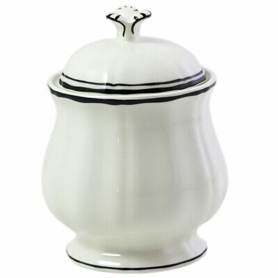 Gien Filet Midnight Sugar Bowl 1829CSU048, MPN: 1829CSU048, 840769055084