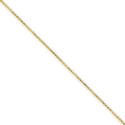 1.2mm Diamond-cut Spiga Chain 30 Inch 14k Gold PEN62-30, MPN: PEN62-30, 886774430447