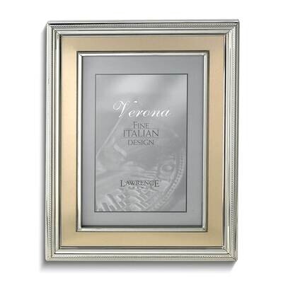 Verona Silver-tone and Gold-tone 4 x 6 Inch Photo Picture Frame GM25556, MPN: GM25556, 751148063470