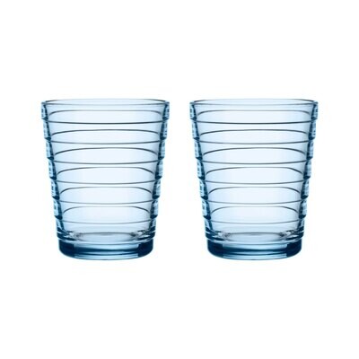 iittala Aino Aalto Tumbler Set of 2 7.75 oz. Aqua, MPN: 1026149, 6411923662192