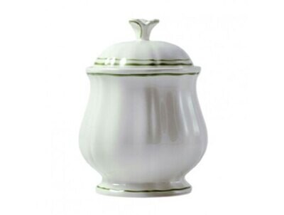 Gien Filet Vert Sugar Bowl 1645CSU048, MPN: 1645CSU048, 840769048734