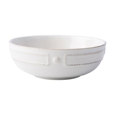 Juliska Berry &amp; Thread French Panel Whitewash Coupe Pasta Bowl JB08/W, MPN: JB08/W, 815261022438
