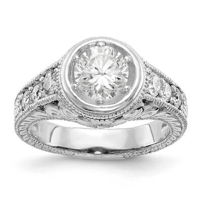 Diamond Semi-Mount Engagement Ring 14k White Gold RM2621E-075-WAA, MPN: RM2621E-075-WAA,