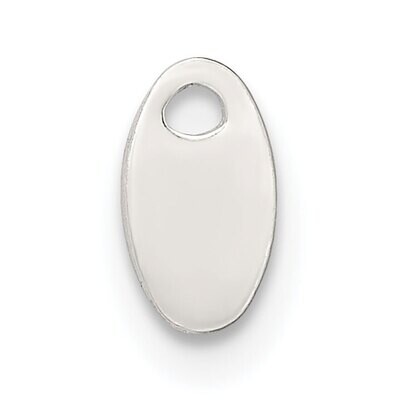 7.1 x 4mm Chain Tag Sterling Silver SS3735, MPN: SS3735,