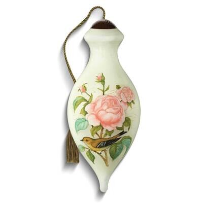 Neqwa Art Rose, Bird And Butterfly Ornament GM25365, MPN: GM25365, 842181118576