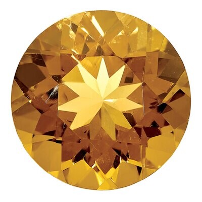 Whiskey Quartz 10mm Round AA Quality Gemstone WQ-1000-RDF-AA, MPN: WQ-1000-RDF-AA,