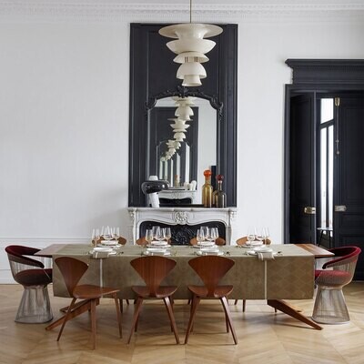 Le Jacquard Francais Tablecloth Armoiries Brown 100% Linen 27083, MPN: 27083, 3660269270834