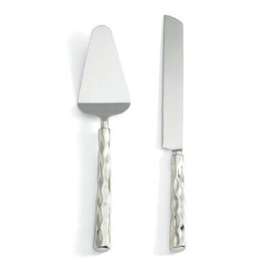 Michael Wainwright Truro Platinum Cake Knife &amp; Server Set, MPN: 46TR27, 878686006834