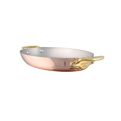 Mauviel M&#39;HERITAGE 150B Oval Pan 15.7 Inch 672440