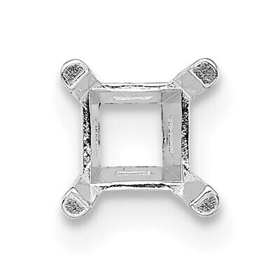 Princess 4-Prong 3.0mm Setting 14k White Gold WG169, MPN: WG169,