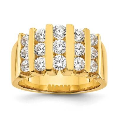 1.5Ctw Si1/Si2, G H I Lab Grown Diamondband 14k Gold RM7486-150-7YLG, MPN: RM7486-150-7YLG, 8839570…
