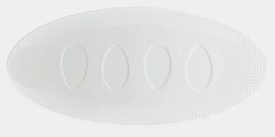 Raynaud Checks Oval Flat Plate Flower Center, MPN: 0066-10-204036, 3660006620243