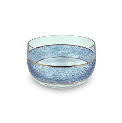 Michael Wainwright Panthera Indigo Glass Medium Bowl 05PA65, MPN: 05PA65, 810027201362