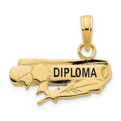 Epoxy Diploma Pendant 14k Gold D5050, MPN: D5050, 196904082270