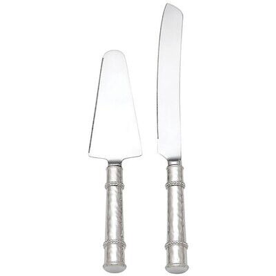 Reed and Barton Banded Bead Fw 2 Piece Pastry Set, MPN: 3220800, 735092231086