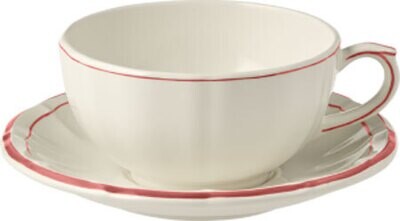Gien Filet Coral Breakfast Cup 1839TDEJ26, MPN: 1839TDEJ26, 3660838017402