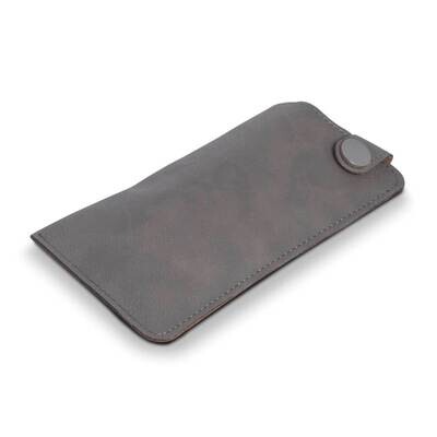 Grey Leatherette Eye Glass Sleeve with Snap Closure GM21363, MPN: GM21363, 797140901136
