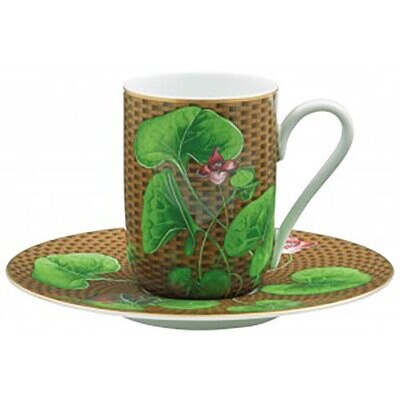 Raynaud Tresor Fleuri Expresso Cup And Saucer Brown 0657-37-851012, MPN: 0657-37-851012, 3660006763…