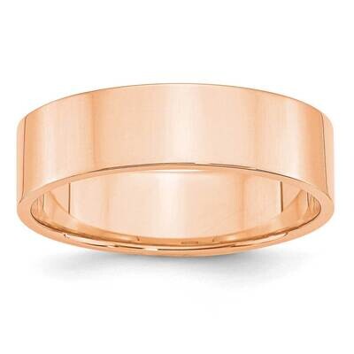 6mm Flat Band 14k Rose Gold RFLL060, MPN: RFLL060, 883957911083